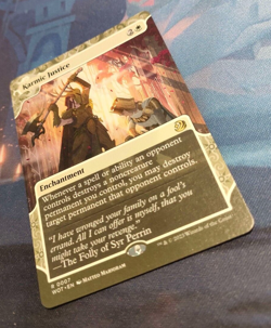 Karmic Justice Showcase - Wilds of Eldraine Enchanting Tales - NM (see pics) MTG - Image 3