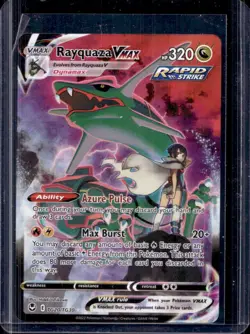 2022 Pokemon SWSH Silver Tempest Rayquaza VMAX Trainer Gallery Holo #TG20/TG30 - Image 1