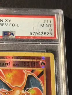 Pokemon Xy Evolutions Charizard Reverse Holo PSA 9 small scratch. Amazing value - Image 2