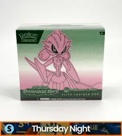 POKEMON CENTER TCG SCARLET & VIOLET PARADOX RIFT SEALED ELITE TRAINER BOX ETB - Image 1