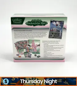 POKEMON CENTER TCG SCARLET & VIOLET PARADOX RIFT SEALED ELITE TRAINER BOX ETB - Image 2
