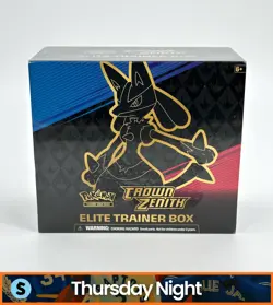 POKEMON TCG CROWN ZENITH SEALED ELITE TRAINER BOX ETB - Image 1