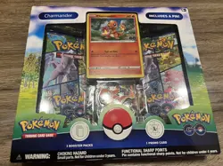 TCG Pokemon GO Charmander Pin Collection Box - Image 3