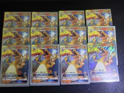 12 Lot Pokemon TCG Chinese CSMPbC Charizard GX Holo SE58 - Image 1