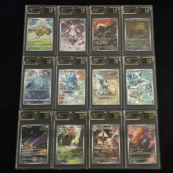 12 Lot OCD 10 Pokemon TCG Chinese Card AR Art Rare Kingdra Absol manaphy A3 FI38 - Image 1
