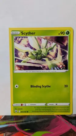 2 Corner Square Cut - Scyther 004/189 - Error Misprint - Pokemon TCG - Astral - Image 1