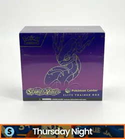 POKEMON CENTER TCG SCARLET & VIOLET SEALED ELITE TRAINER BOX ETB - Image 1