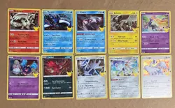 (10) Pokemon TCG Celebrations Holo’s “Never Played” All Mint - Image 1