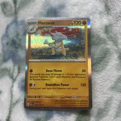 Marowak Pokemon Card - Image 1