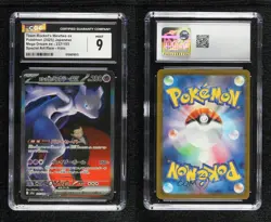 Special Art Rare Team Rocket's Mewtwo Japanese Pokemon M2A: MEGA Dream ex CGC 9 - Image 3