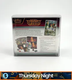 POKEMON CENTER TCG SCARLET & VIOLET OBSIDIAN FLAMES SEALED ELITE TRAINER BOX ETB - Image 2