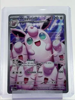 WIGGLYTUFF 2025 POKEMON PHANTASMAL FLAMES ILLUSTRATION RARE 105/094 Q5384 - Image 1