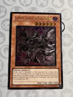 Latinum, Exarch of Dark World - PHSW-EN085 - Ultimate Rare (VLP) - Yugioh - Image 1