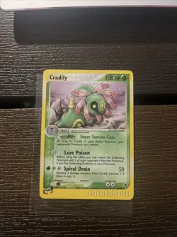 Pokemon Cradily 3/100 EX Sandstorm Holo Rare Card , LP - Image 1
