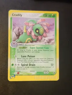 Pokemon Gaming Card: CRADILY #3/100 100HP Rare Holofoil WOTC 2003 EX Sandstorm - Image 1