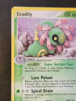 Pokemon Gaming Card: CRADILY #3/100 100HP Rare Holofoil WOTC 2003 EX Sandstorm - Image 2