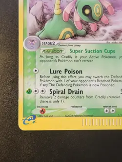 Pokemon Gaming Card: CRADILY #3/100 100HP Rare Holofoil WOTC 2003 EX Sandstorm - Image 3