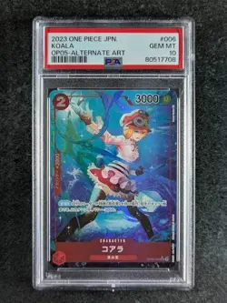 2023 One Piece KOALA OP05-006 Awakening of the New Era Alternate Art JPN PSA 10 - Image 1