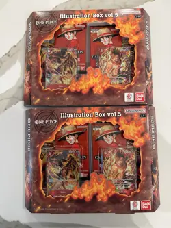 x2 One Piece Illustration Box Vol. 5 Brand New SEALED Bandai Namco - Image 1