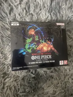 ONE PIECE WINGS OF THE CAPTAIN Booster Box Sealed New 24 packs OP-06 English - Image 1