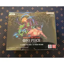 ONE PIECE WINGS OF THE CAPTAIN Booster Box Sealed New 24 packs OP-06 English - Image 1