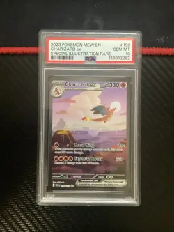 Pokemon TCG Charizard EX 199/165 Special Illustration PSA 10 - Image 1