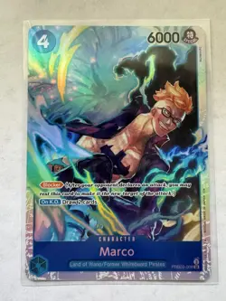 One Piece TCG Marco PRB02-008 SR One Piece the Best Vol. 2 English - Image 1