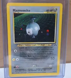 Pokemon TCG Magnemite Holo Secret Rare 7/75 Neo Discovery LP - Image 1