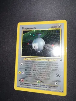 Pokemon Magnemite 7/75 Neo Discovery Holo LP - Image 2