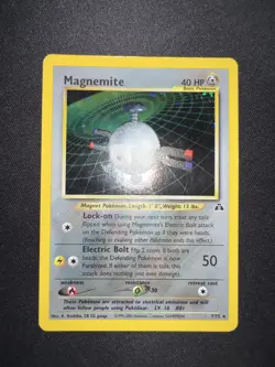 Pokemon Magnemite 7/75 Neo Discovery Holo LP - Image 3