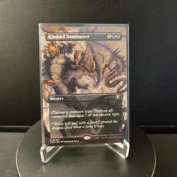 MTG Kindred Dominance 640 Borderless Regular Rare Commander Masters CMM - Image 1