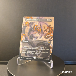 MTG Kindred Dominance 640 Borderless Regular Rare Commander Masters CMM - Image 2
