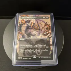 MTG Kindred Dominance 640 Borderless Regular Rare Commander Masters CMM - Image 3