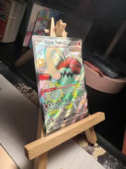 Great Tusk ex 072 Paldean Fates Black Star Promo Full Art Holo Pokemon TCG MINT - Image 2