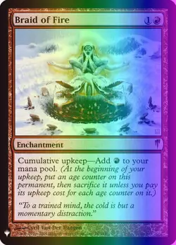 MTG Braid of Fire (47/124) Mystery Booster Retail Edition Foils LP FOIL - Image 1