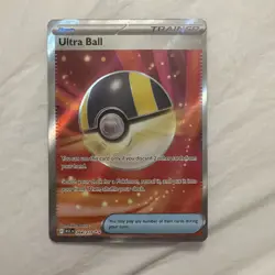 Ultra Ball 264/217 ASC Full Art Holo Trainer-Item Pokemon TCG Card - Image 1