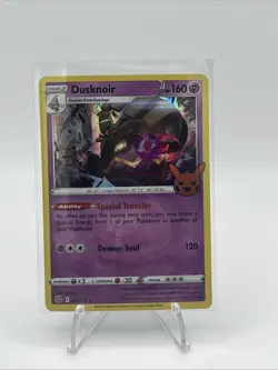 Pokemon Dusknoir Holo Rare Card 62/172 2022 Trick or Trade Series - Image 1