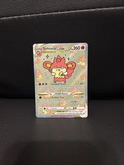 Pokemon SWSH Crown Zenith Simisear VSTAR Alternative Art Card #GG37/GG70 - Image 1