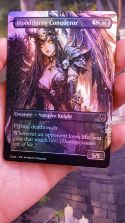 Bloodthirsty Conqueror FOIL Proxy Playtest Card with Custom Anime Art Design - Image 2