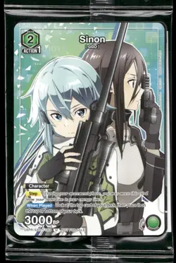 Union Arena TCG Sinon Participation Card Set 3 Cards Pack - Image 1