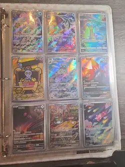 Pokemon Card Lot Binder V/VMAX IR Hits Ex 180 Cards NM Full Art - Image 1