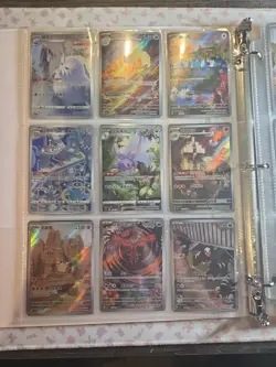 Pokemon Card Lot Binder V/VMAX IR Hits Ex 180 Cards NM Full Art - Image 2