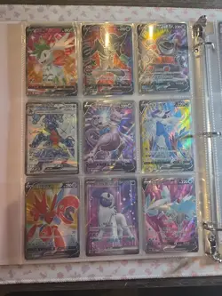 Pokemon Card Lot Binder V/VMAX IR Hits Ex 180 Cards NM Full Art - Image 4