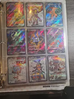 Pokemon Card Lot Binder V/VMAX IR Hits Ex 180 Cards NM Full Art - Image 5