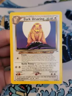 Dark Ursaring 21/105 Rare Neo Destiny Pokemon Card - Image 1