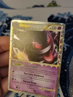 Gengar Prime Holo HGSS Triumphant Card 94/102 Ultra Rare MP - Image 3