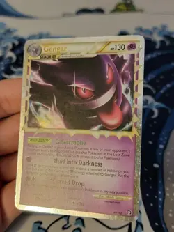 Gengar Prime Holo HGSS Triumphant Card 94/102 Ultra Rare MP - Image 4