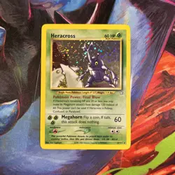 (Double Swirl) Heracross 6/111 Neo Genesis Unlimited 2000 Pokemon Card - Image 1