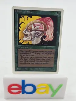 Llanowar Elves - LP Magic the Gathering Unlimited Edition MTG CARD - Image 1