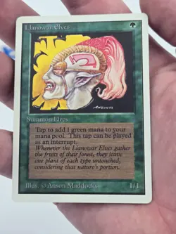 Llanowar Elves - LP Magic the Gathering Unlimited Edition MTG CARD - Image 3
